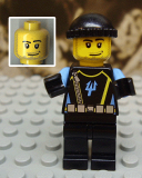LEGO aqu019 Aquaraider Diver 5 - Black Knit Cap